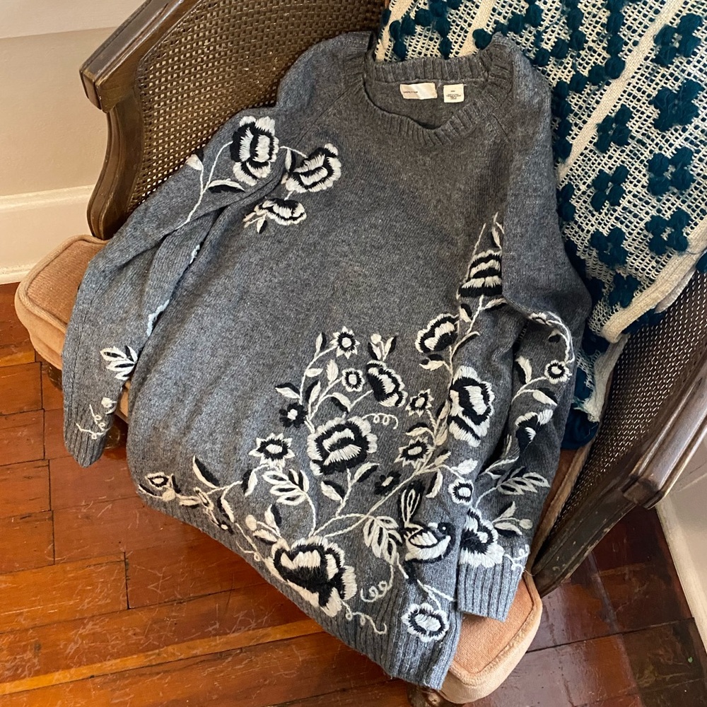Anthropologie Sleeping on Snow Sweater
